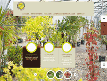 Tablet Screenshot of pepinieretoulouse.com